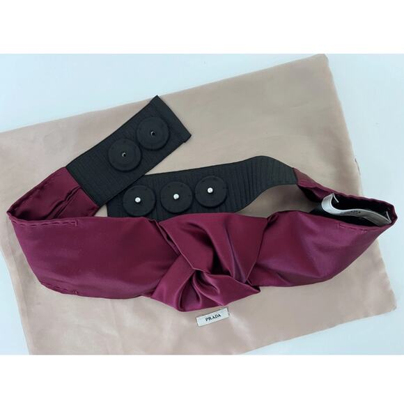 Prada Accessories - Prada Runway Silk Belt